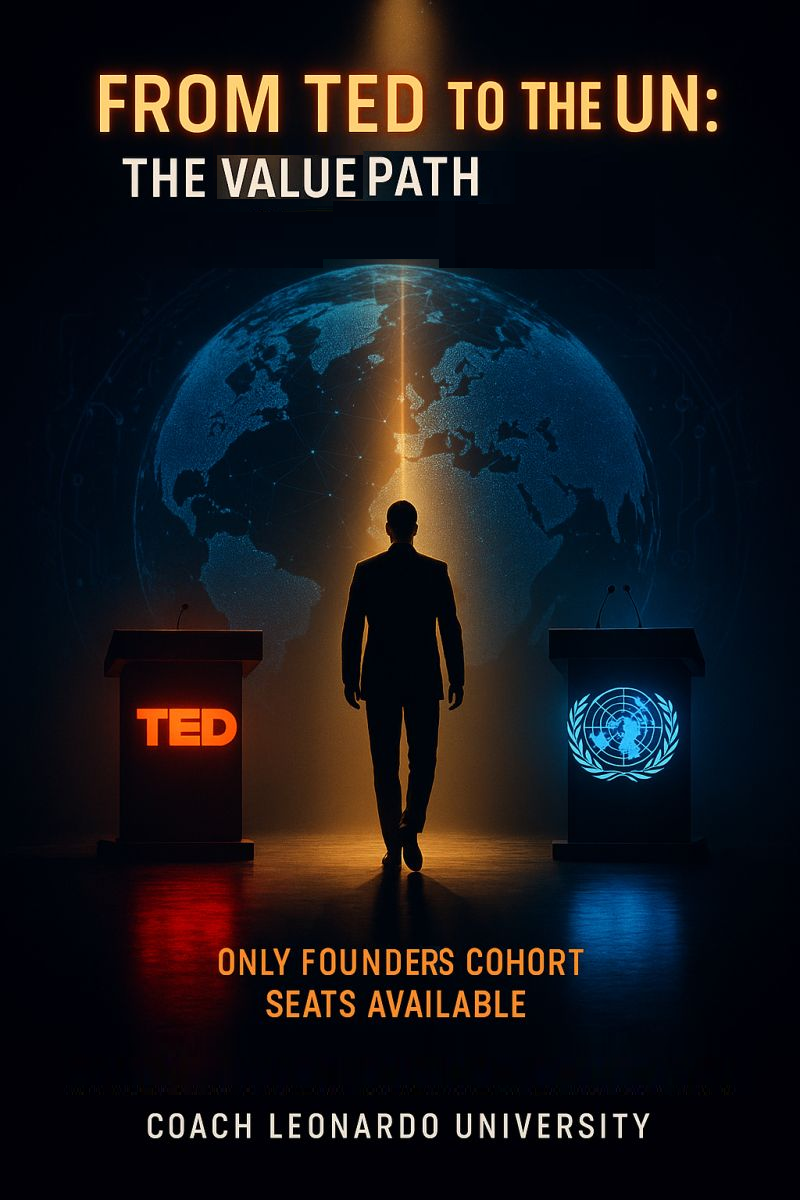 From TED to the UN: The Value Path - Only Founders Cohort Seats Available
